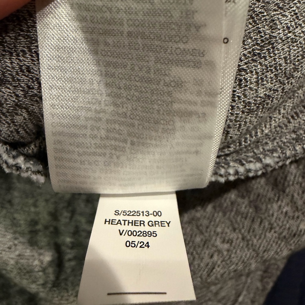 GAP Heather Gray Quarter-Zip Pullover Sweatshirt … - image 4